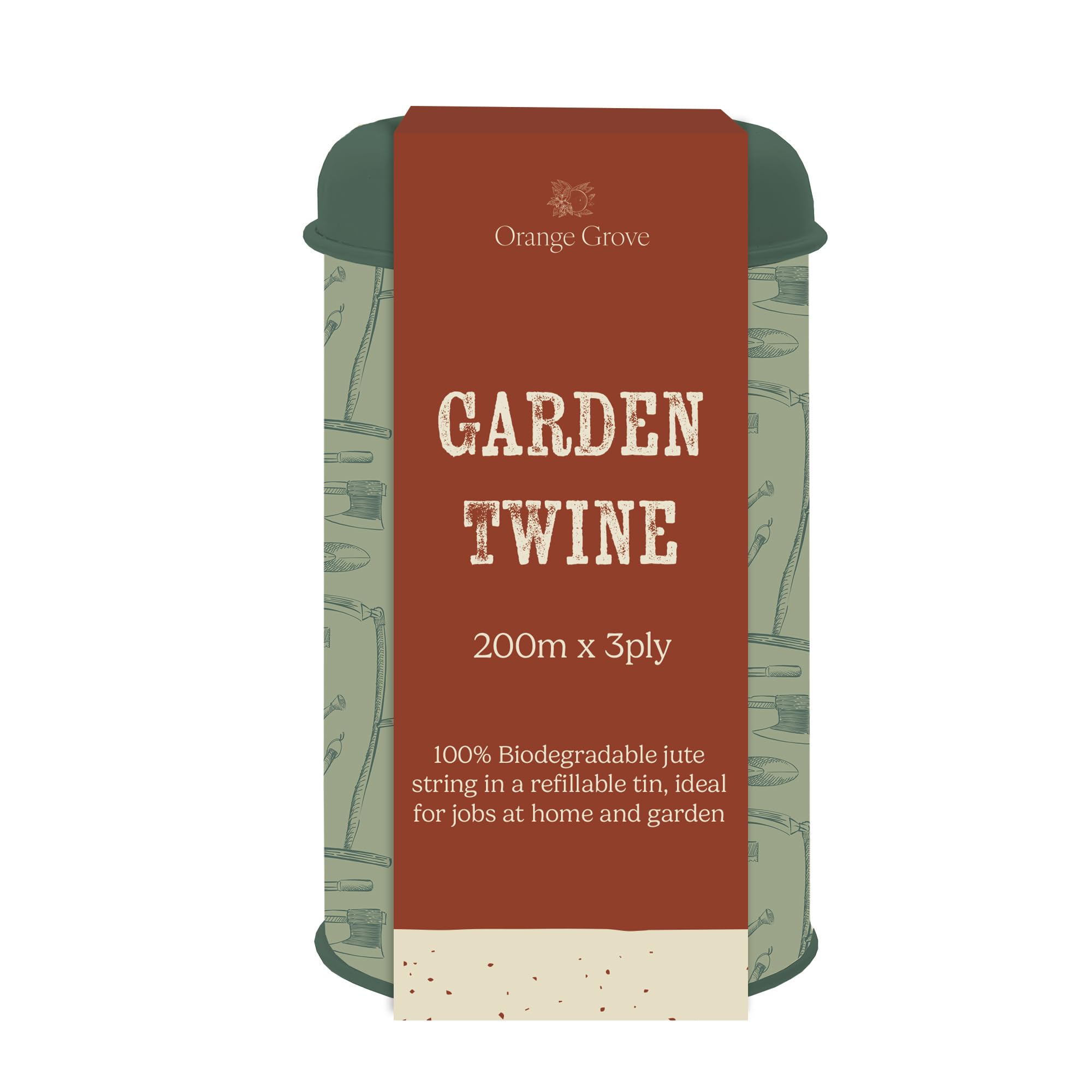 Robert FrederickGarden and Household Twine in Refillable Tin