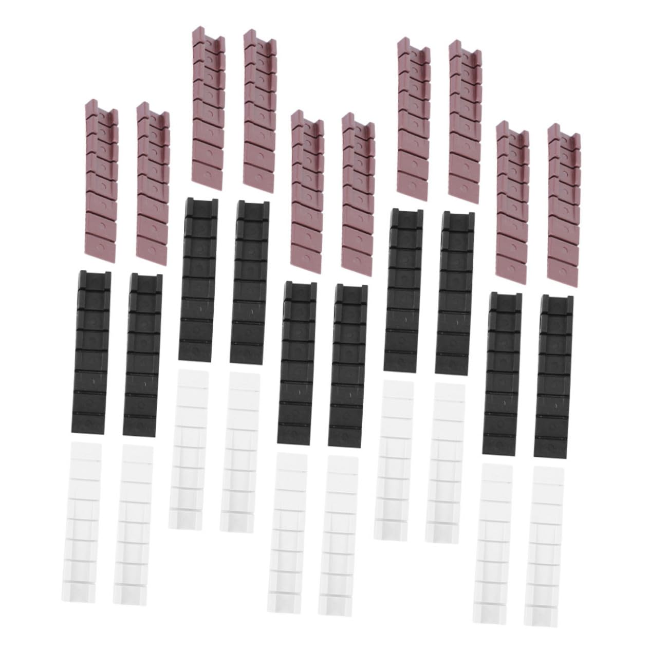 DOITOOL Leveling Shims for Furniture 30 Pcs Plastic Levelers Shims Easy Install for Tables Cabinets