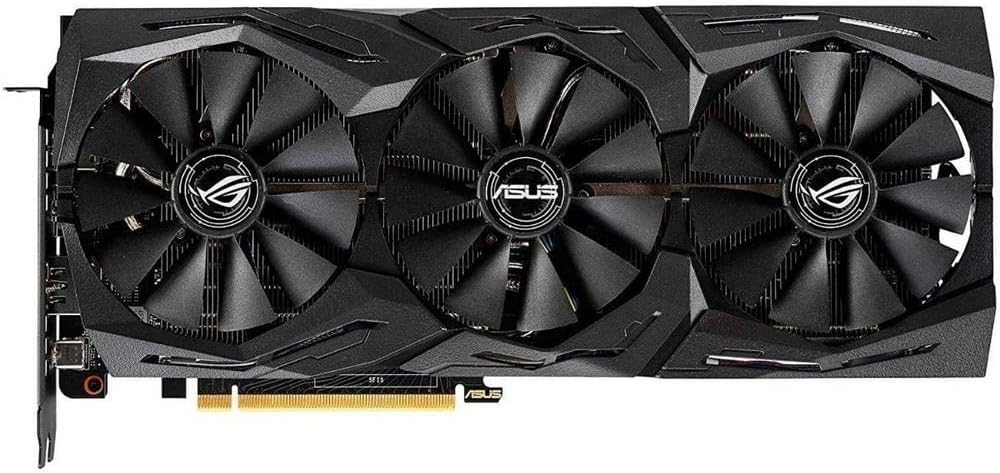 ASUS ROG STRIX RTX 2070 Graphics Card Angled Front View