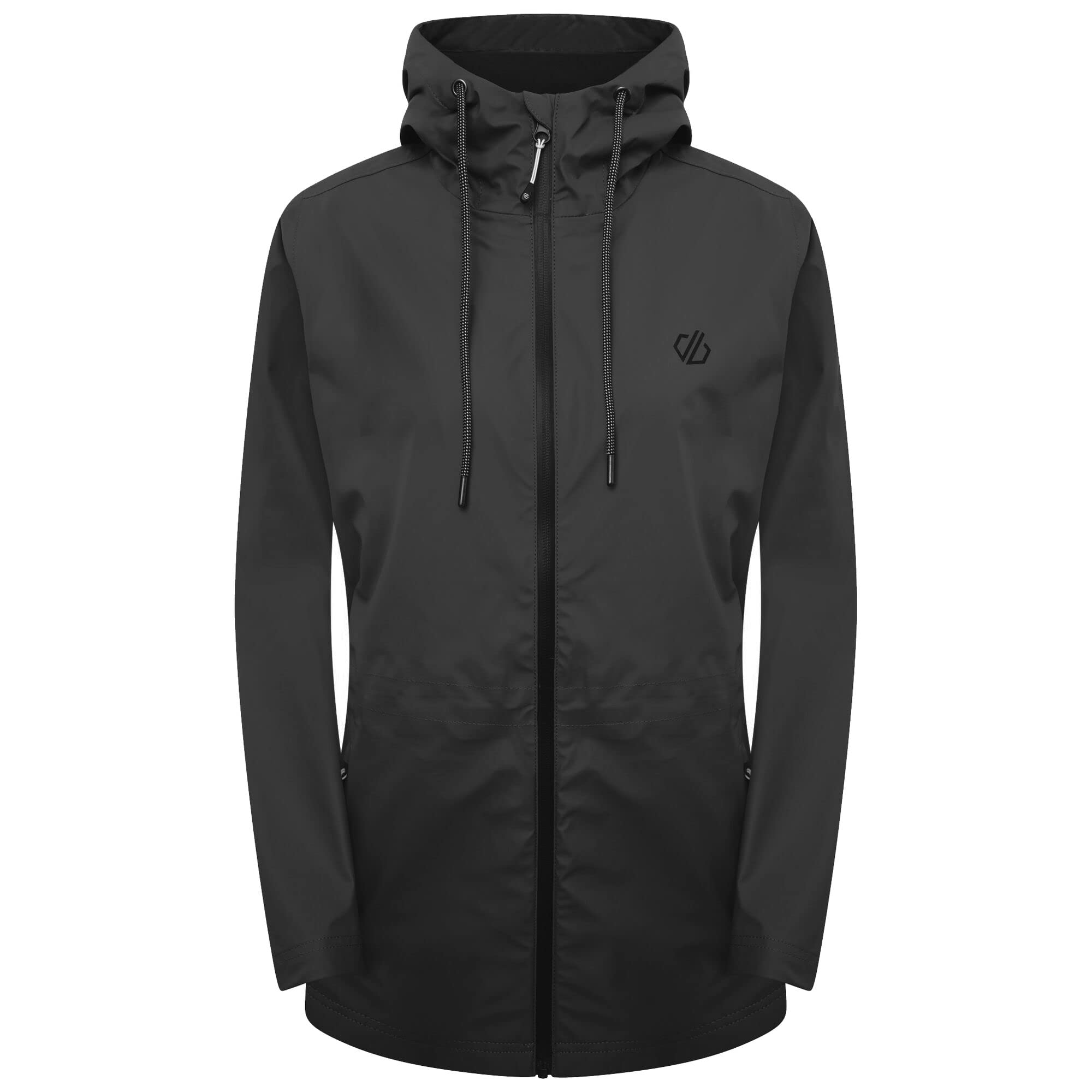 Dare2b Lambent II JacketARED waterproof, ultra-matte longline jacket. Featuring a hood and pockets. Suitable for walking and hiking.