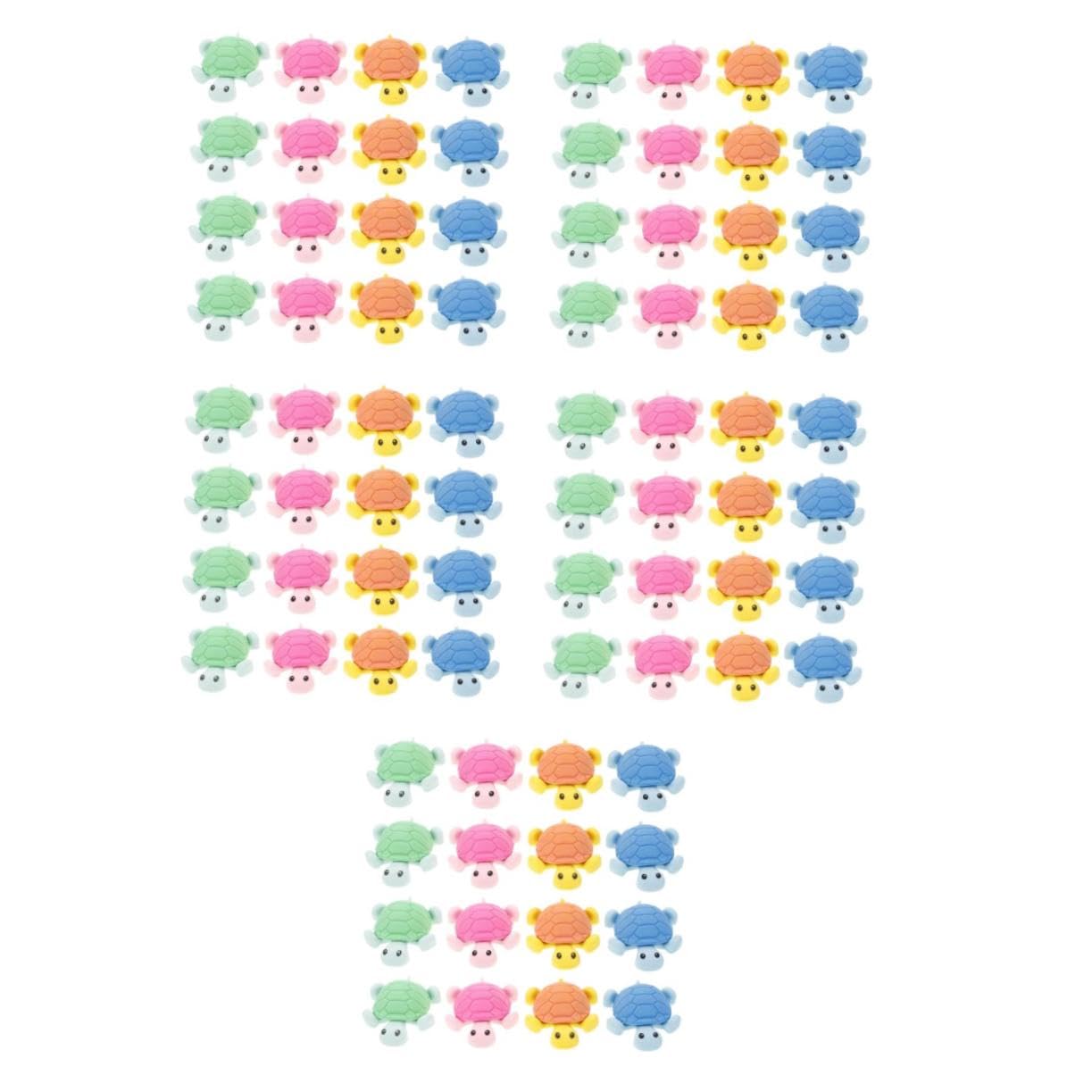 UPKOCH 5set Gomma Per Tartarughe Insaccatrice Per Sacchetti Di Halloween Giocattolo Per Tazza Mini Novità Gomma Da Matita Festa Regali Di Halloween 24pcs*5