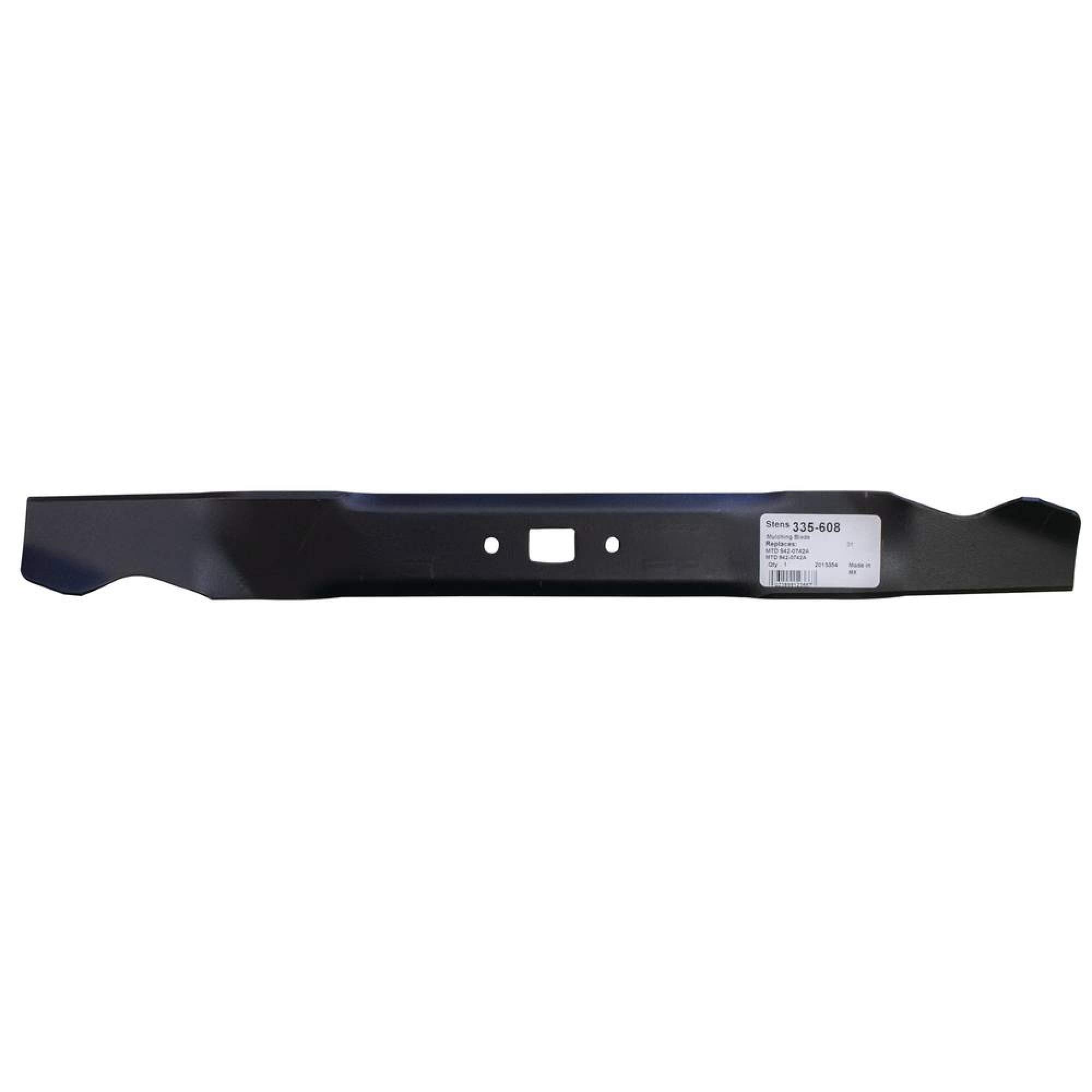 Stens New Lawnmower Blade 335-608 Replacement for: MTD, Yardman 22" Walk behinds, 1995 and Newer 742-0742, 742-0742A, 742-0742A-0637, 942-0742, 942-0742A, OEM-742-0742