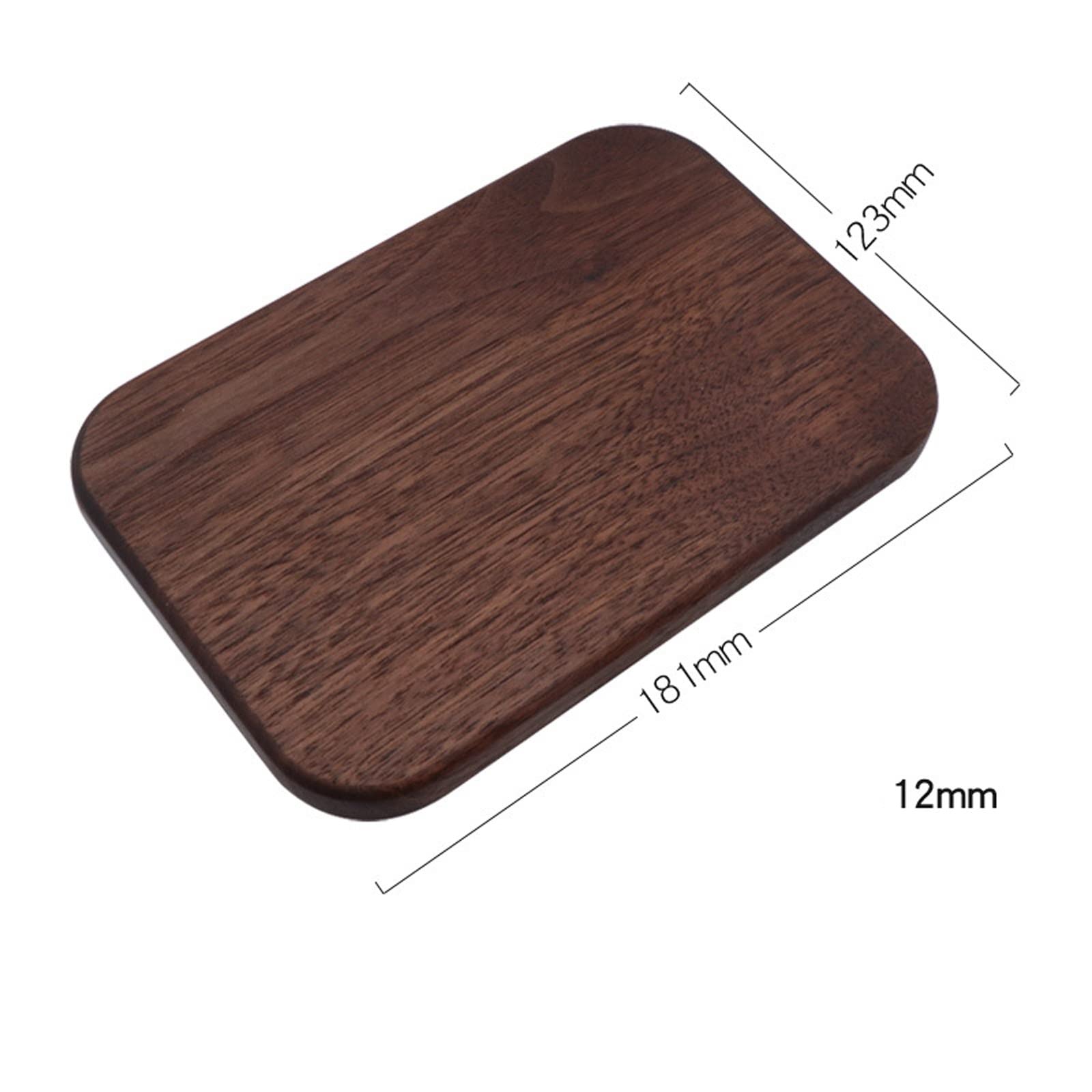 Snijplank Zwarte Walnoot Hele Houten Keuken Snijplank, Massief Houten Onderstam Lakloze Fruit Snijplank, Keuken Cut Keuken Stuff Tray