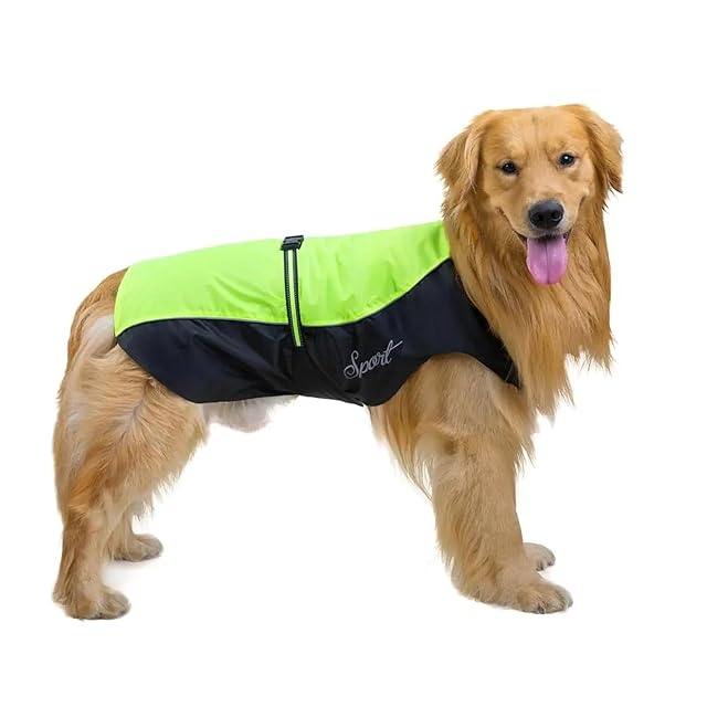 Foto 3 de 7 de Abrigo Impermeable for Perros, Chaquetas Impermeables, Abrigo Impermeable Transpirable for Perros Grandes