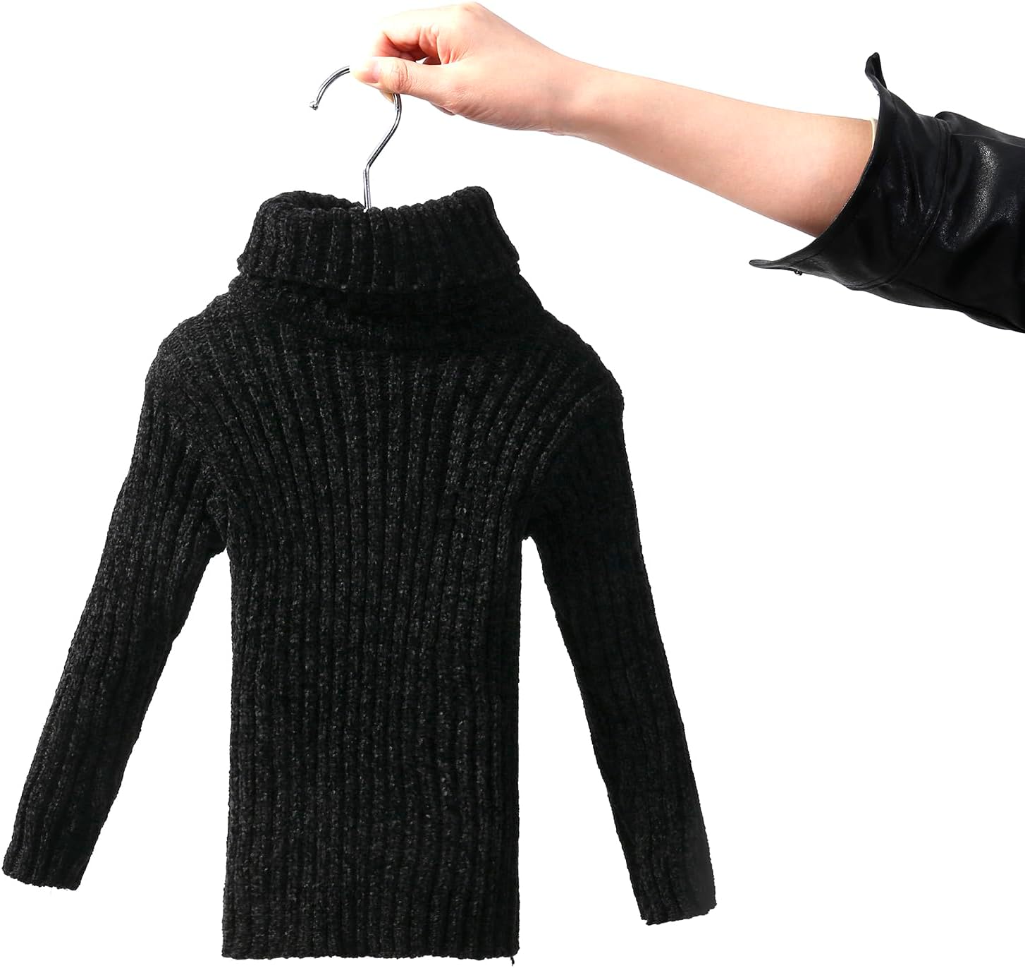 Baby Boys Turtleneck Knit Sweaters Toddler Girls High Collar Pullover Sweater Size 1-8T - Image 2