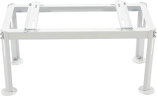 HECASA Soporte de tierra compatible con la mayoría de mini aire acondicionado dividido, bomba de calor, acero recubierto de polvo, ajustable para