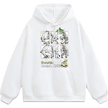 Game Hoodie Print Pullover Unisex Hooded 3D Graphic Sweatshirt Hoodies White