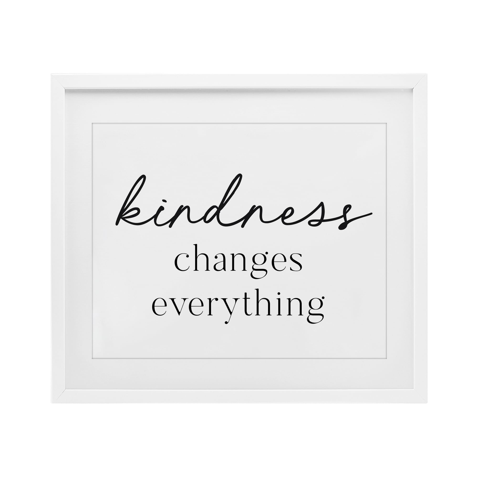 Kindness Changes Everything cadre Stupell pour célébrer la gentillesse au quotidien