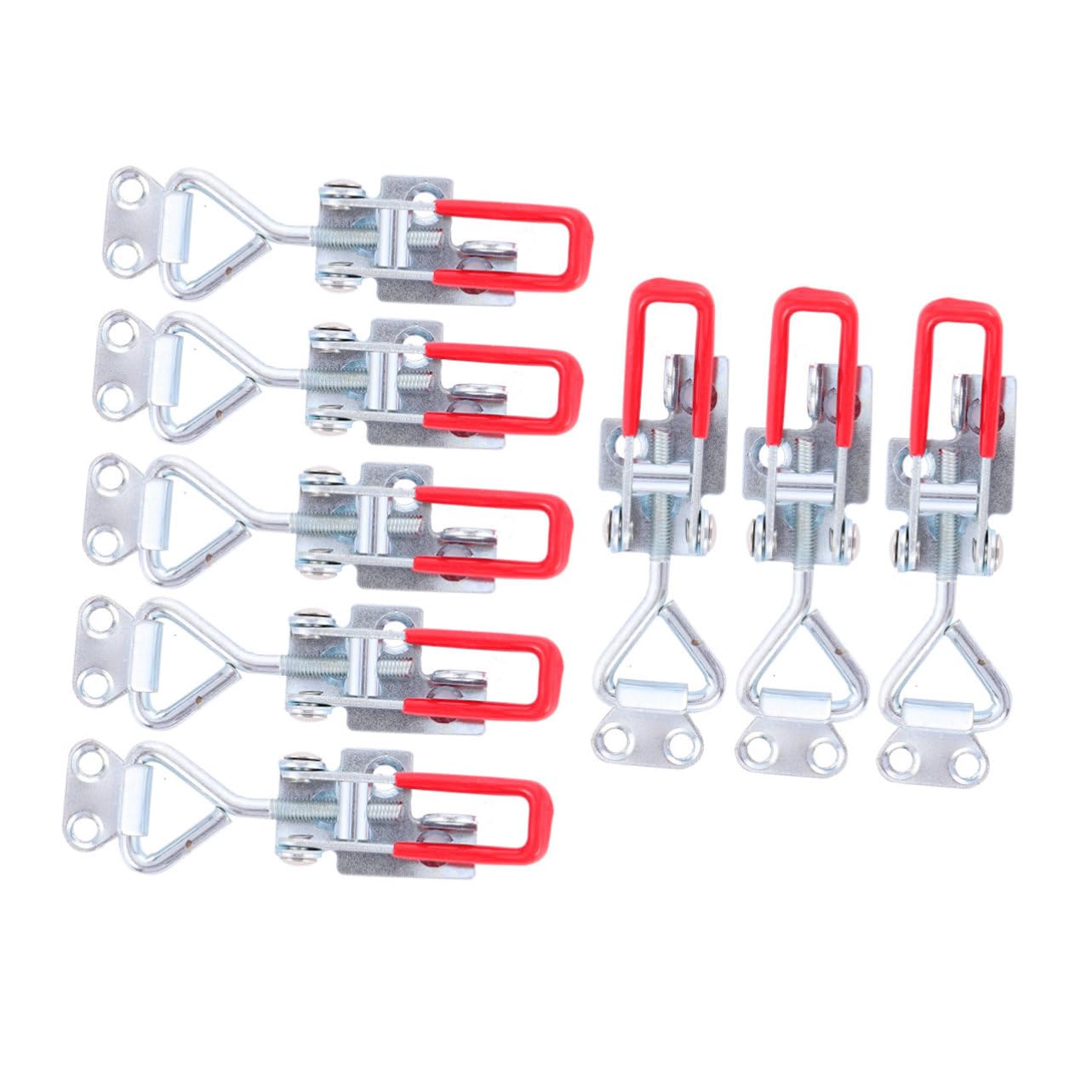 IWOWHERO Toggle Clamp Lever Handle Galvanized Iron Stainless Steel Resistant for Home Office