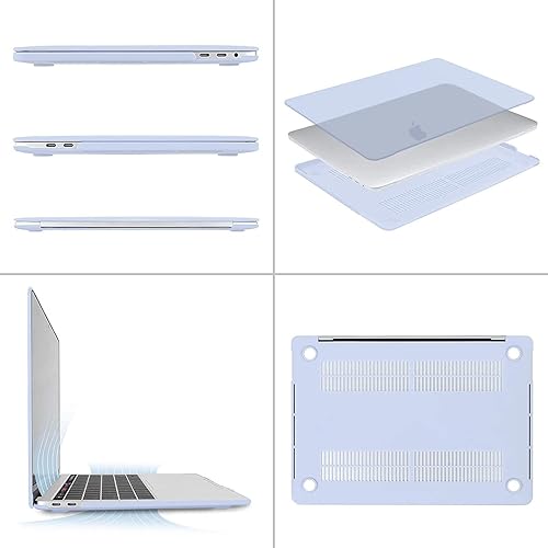 Vista 99 de MOSISO - Carcasa rígida de plástico compatible con MacBook Pro de 13" azul (Airy Blue)