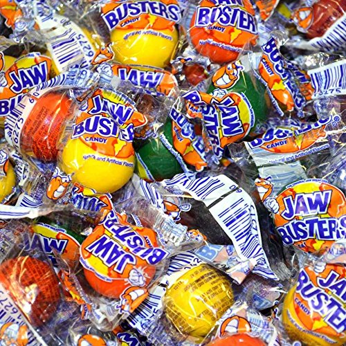 Jawbusters Jawbreakers - Jaw Busters Ferrara Candy - Medium Size - Individually Wrapped Candy, 3LB Party Bag, Bulk Candy, Family Size