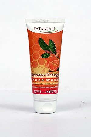 Amazon Com Patanjali Patanajli Orange Honey Face Wash 60g Beauty Personal Care