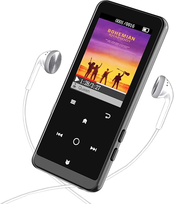 32GB MP3 Player with Bluetooth Music Player with 2.4" Screen Voice Recorder EBook
