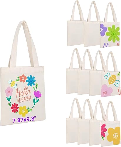 Segarty Bolsa de lona grande de lona, 1 paquete de 25.6 x 19.6 pulgadas, bolsas de compras negras reutilizables para mujer, bolsa de lona de algodón