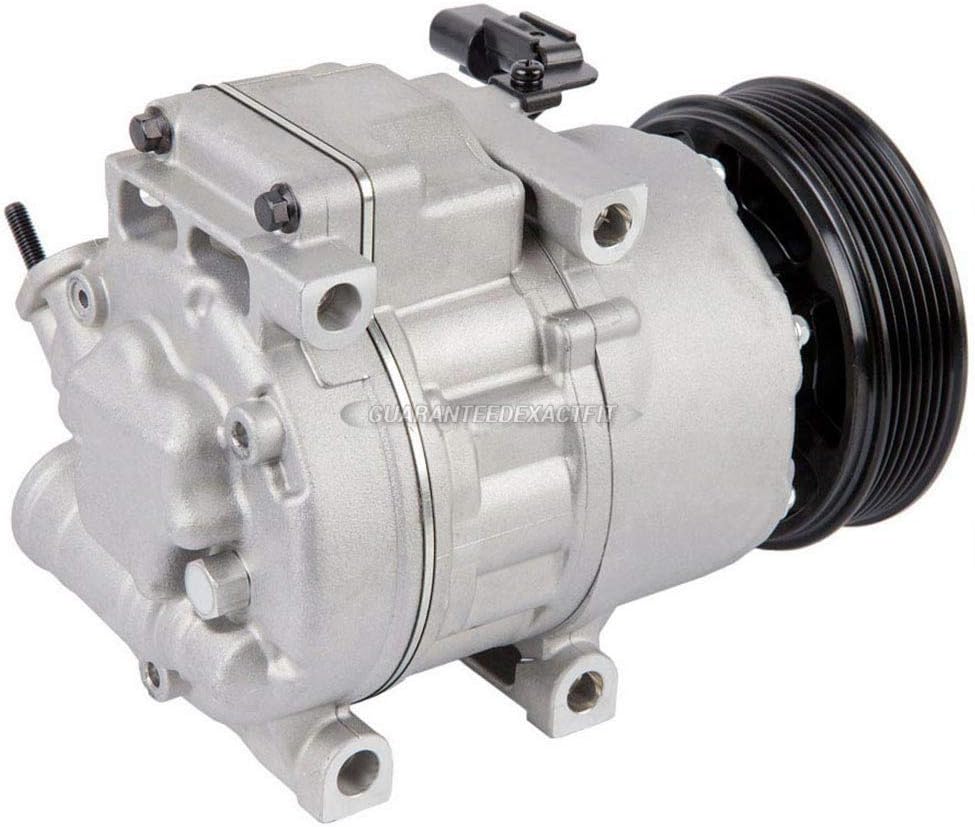 AC Compressor & A/C Clutch For Hyundai Genesis Sedan V6 2009 2010 2011 2012 2013 2014 - BuyAutoParts 60-02350NA New