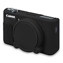 BOVKE Silicone Camera Case for Canon PowerShot SX740/SX730, Black gallery image