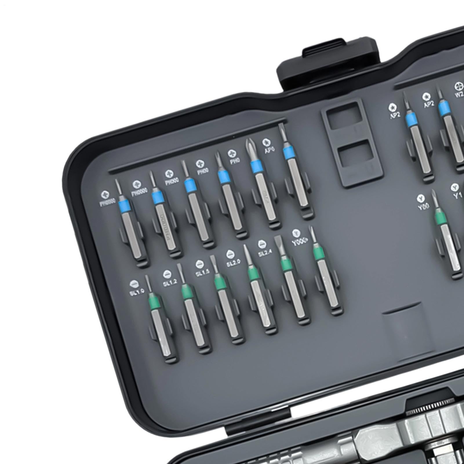 Set Cacciaviti A Cricchetto 66 Pezzi Punte Di Precisione | Con Avvitatore A Cricchetto Con per computer, fai da te, modellismo, cellulari, occhiali, elettrodomestici