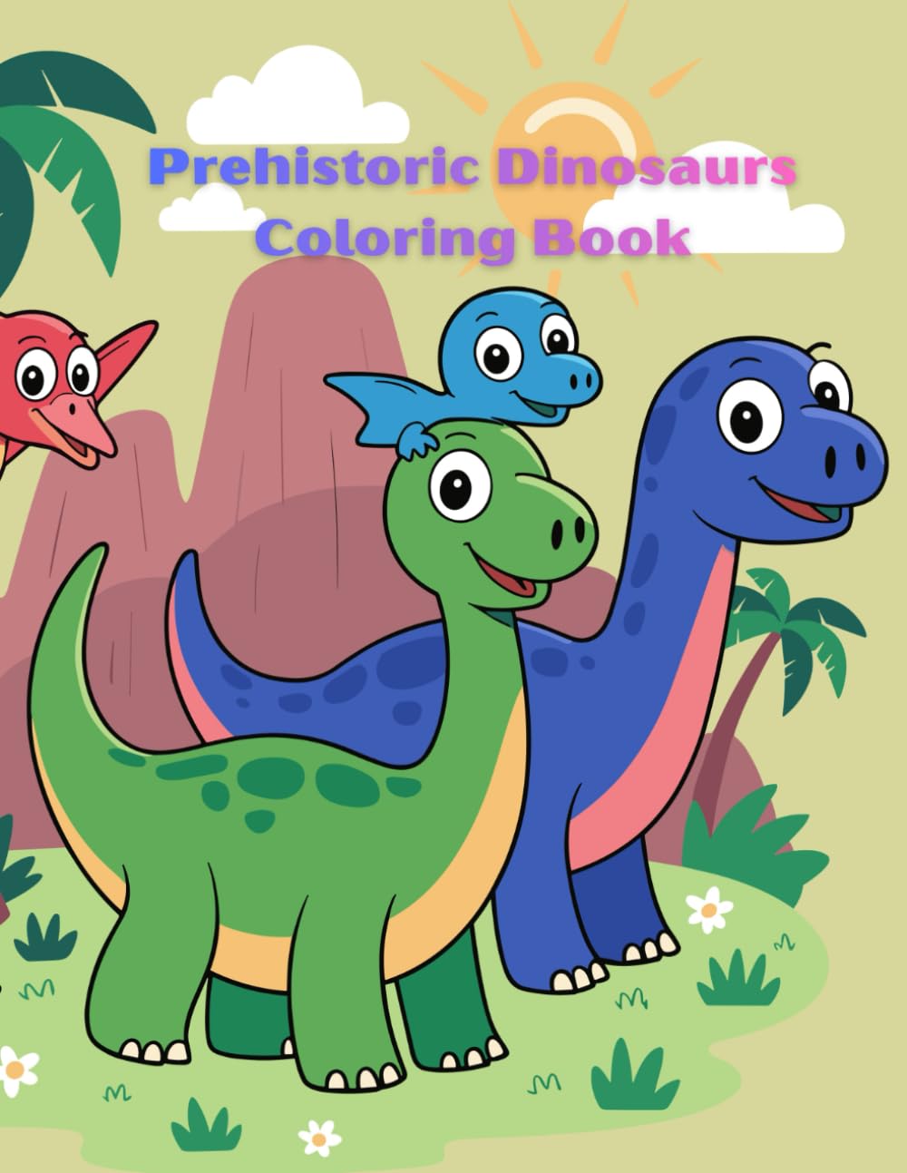 Prehistoric Dinosaurs – Coloring Book
