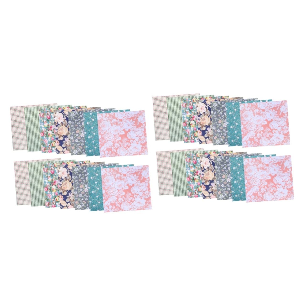 SHINEOFI 28pezzi Tessuto Cotone Per Lavori Manuali Materiale Per Patchwork Hawaiano Adatto Per Cuscini Tende Borse e Abbigliamento