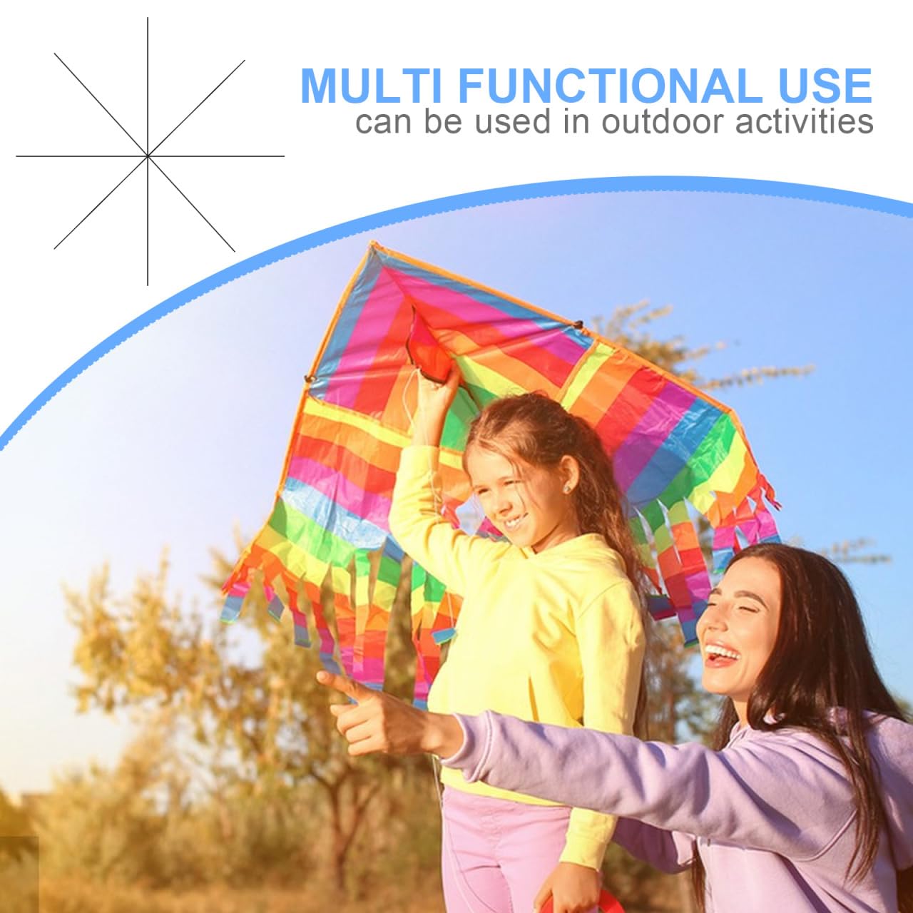 TOYANDONA 4Pcs Kite Support Rods Plastic Poles for Diy Kite Assembly Stable Frame Parts Lightweight Durable Outdoor Flying Accessories - Image 3