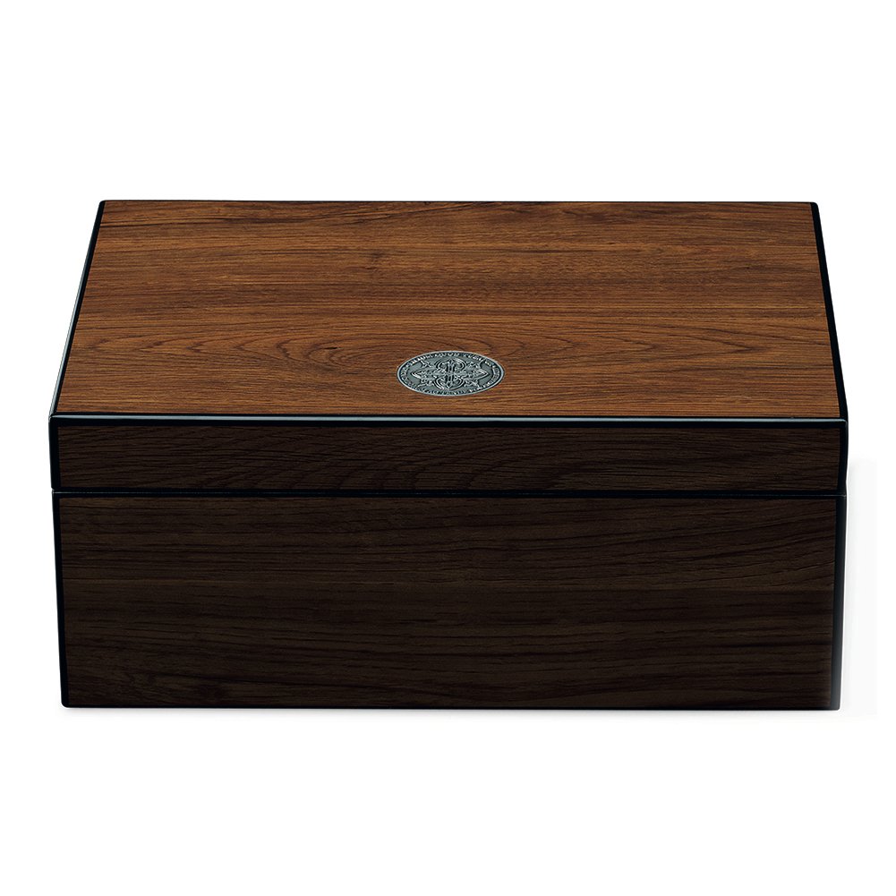 EGOIST - Humidor Cofanetto Premium I Sistema Di Umidificazione Con Igrometro I Accessorio Per Sigari In Legno I Capacità 40 Sigari I Elegante- Marrone