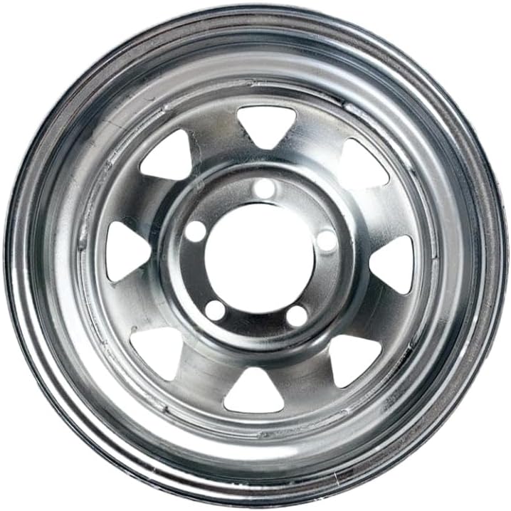 15 Inch 6J Chromed Spoke Trailer Rim 5-114.3 Bolt Pattern Compatible With Caravan Boat RV