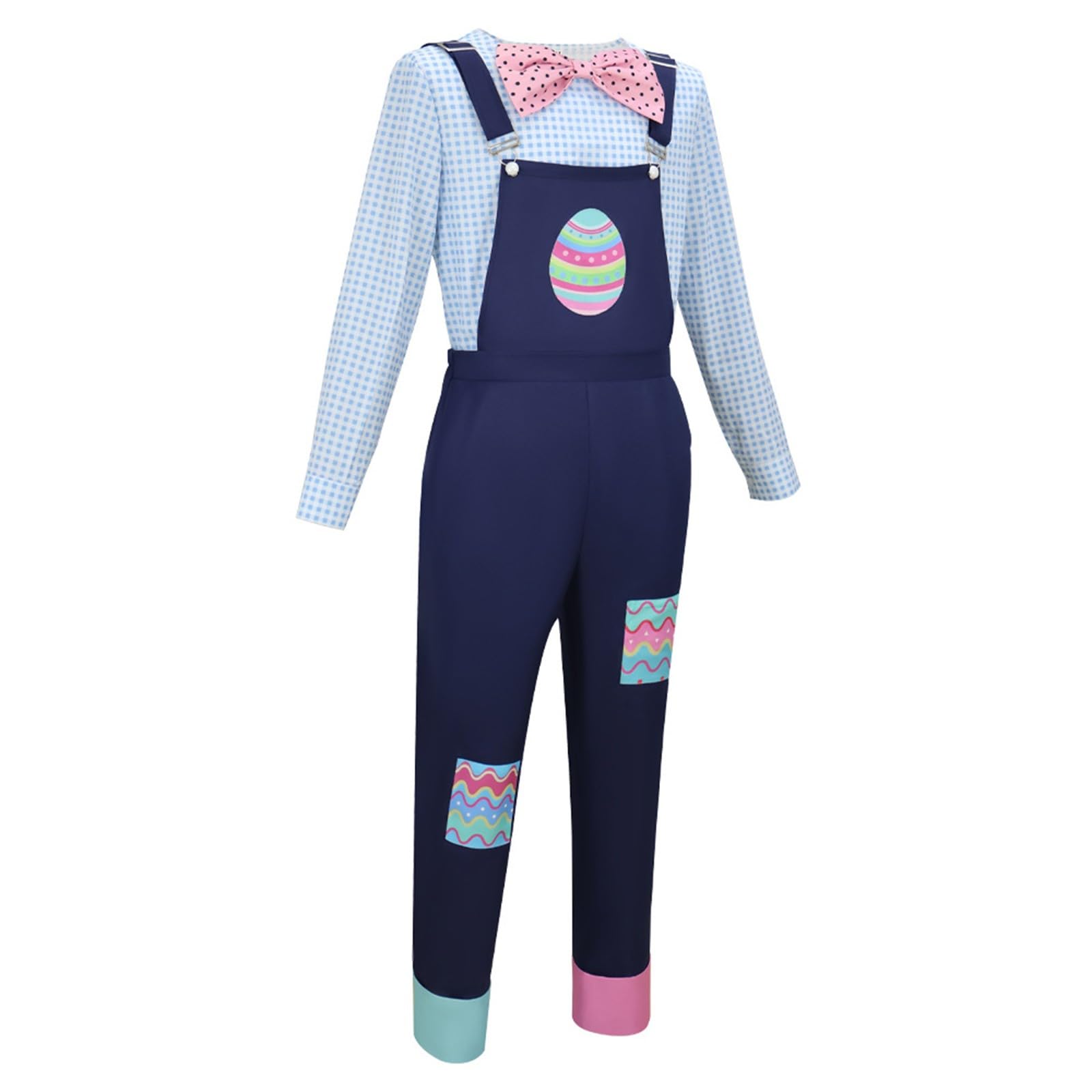 Jumpsuit Damen Sommer Kuschelig Latzhose Baggy Jeans Lange Hose Overall mit Verstellbaren Hosenträgern Arbeitshose Arbeitskleidung Cowgirl Kostüm Latzkleid Outdoor Streetwear