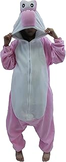 Pijama unisex para adultos, color rosa, Yoshi Kigurumi, disfraz de Halloween, Navidad, anime, disfraz de pareja