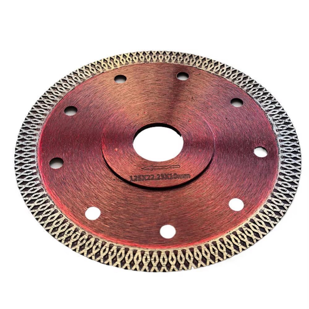 Toplionace 10-Częściowa Diamentowa, Prasowana na Gorąco, Spiekana Ceramiczna Tarcza Tnąca do Płytek z Mikrokrystalicznego Kamienia, 125mm, Ultracienka Tarcza Tnąca