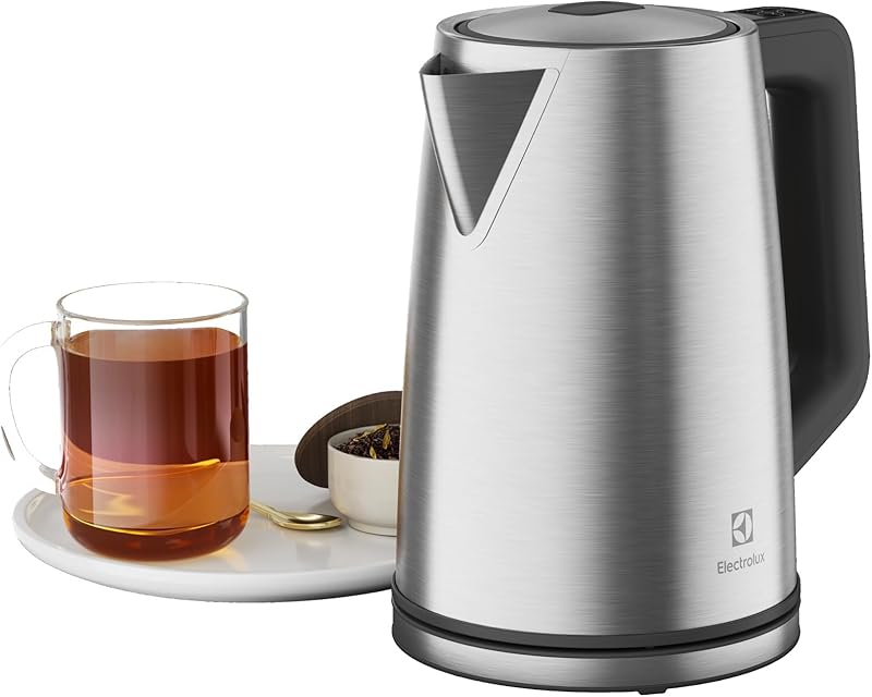 Electrolux Create 5 Bouilloire Électrique E5K1-6ST, Capacité 1,7 L, Fonctions Turbo et Maintien au C