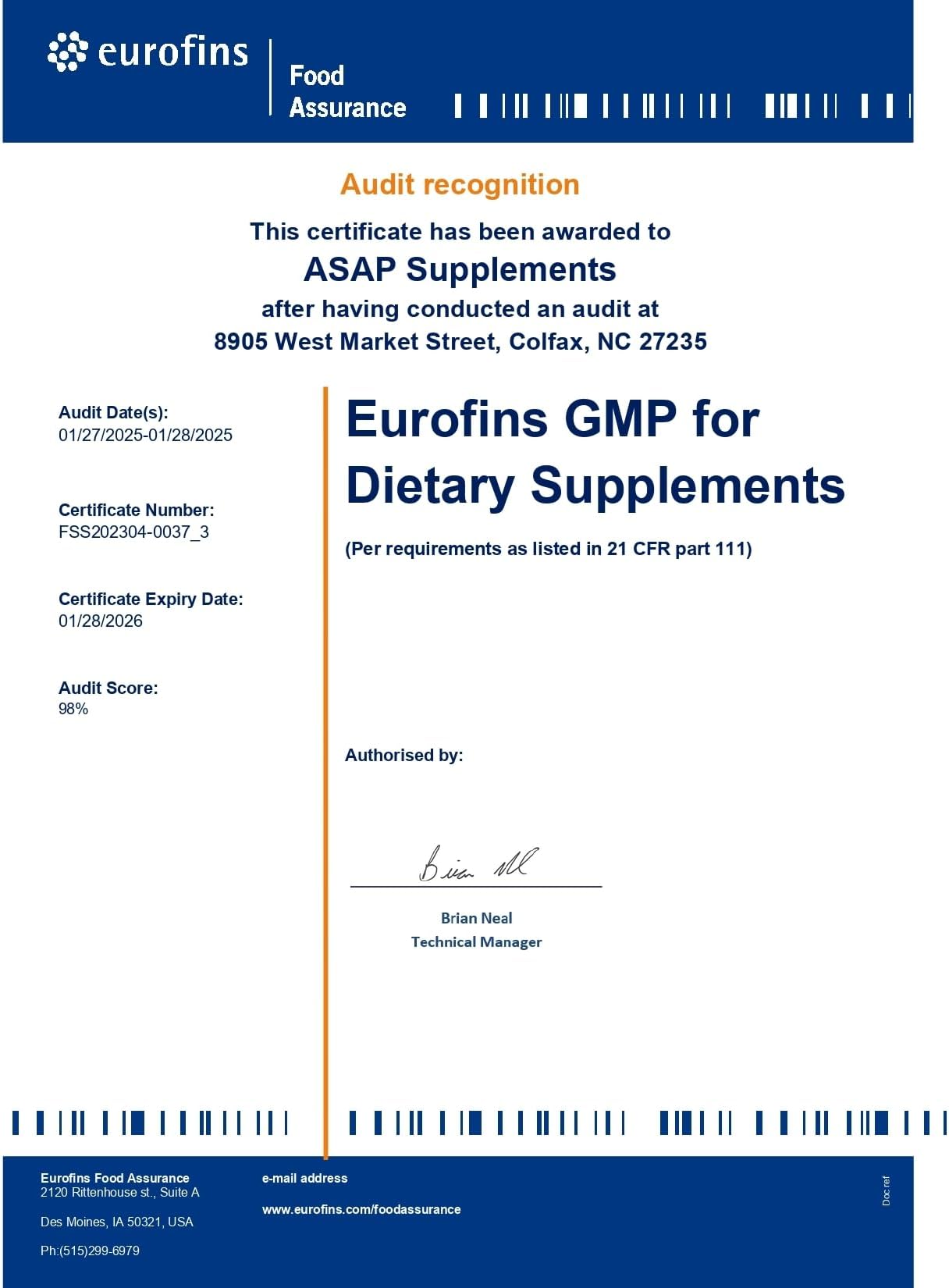 Absonutrix Activated and Stabilized Sulforaphane, 20 mg, 200 Servings, Helps Cognitive Function, Helps Slow Down Aging, Third Party Tested, Easy Absorption, GMP-Certified, Non-GMO, Made in USA,