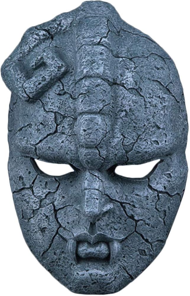 Amazon.co.jp: [mrcos] 石仮面 マスク コスプレ お面 仮面 ラテックス