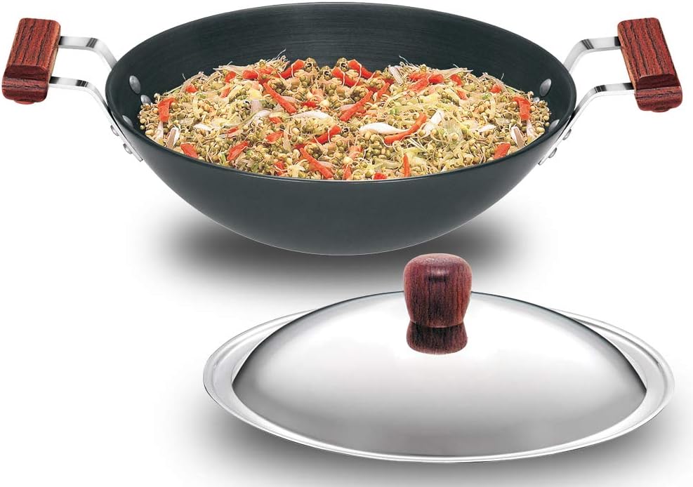 Futura Anodised Kadhai, 3.75L, Gray