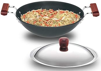 Futura Anodised Kadhai, 3.75L, Gray