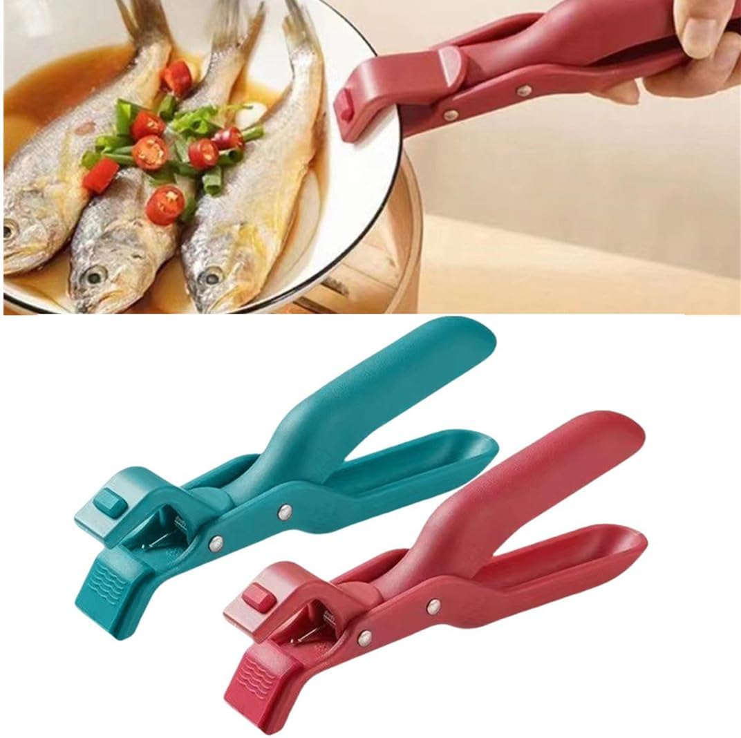 2 Stück Anti-Verbrühungs Clip - Silikon Schüsselhalter - Für Heiße Töpfe & Geschirr - Küchenhelfer