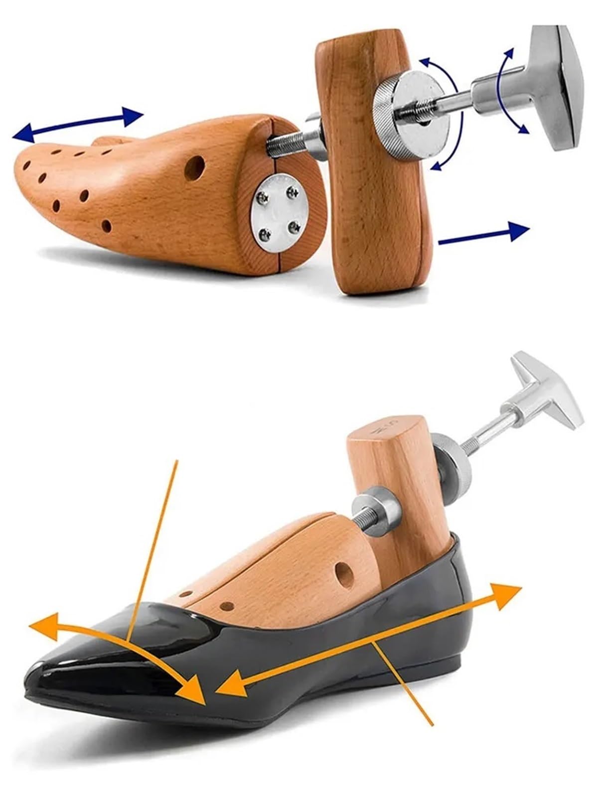 1 Uds árbol de zapatos madera for hombres y mujeres expansor ajustable ensanchador moldeador Sawol 100% haya natural