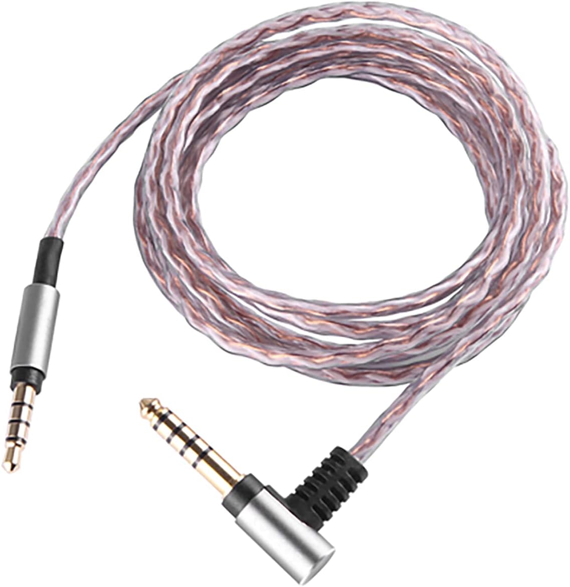 okcscMDR Headphone Cable 4.4mm Balance Connection Replacement Upgrade Cable Monocrystalline Copper Compatible with MDR-1A/1000XM23/MSR7/SR5 and More, 4.4mm 5-Pole Balance to 3.5mm 4-Pole Stereo