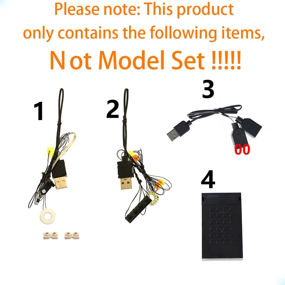 GEAMENT LED Light Kit Compatible with LEGO Autumn Cottage Garden 11372