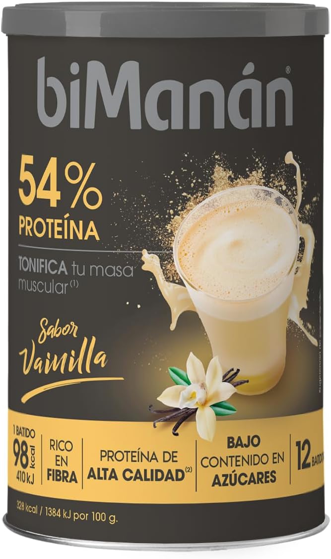 Proteico Delicious Vanillesmaak, hyperproteïne shake voor het verstevigen en verhogen van de spiermassa, 360 g, 12 porties