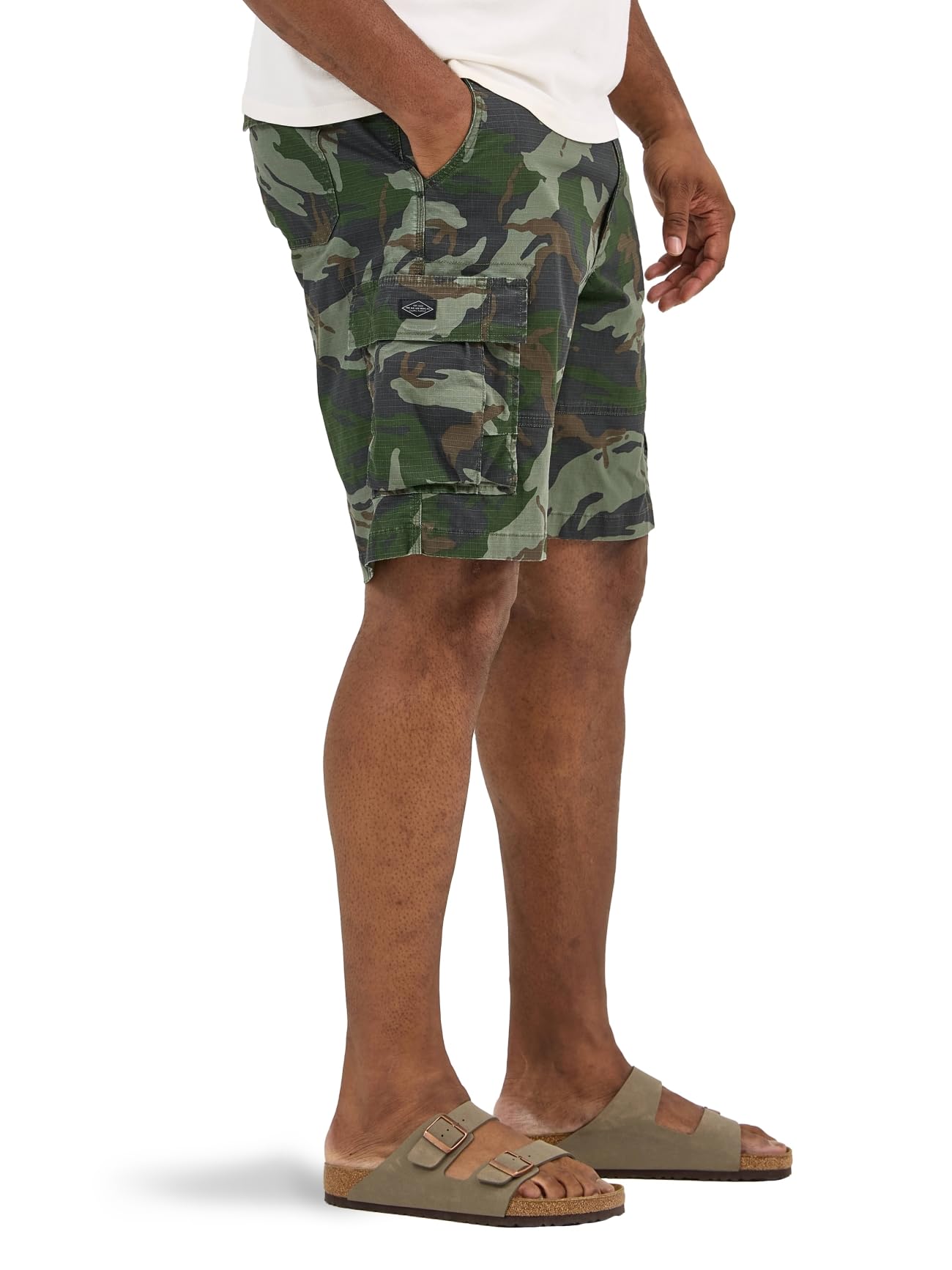 Lee Herren Big & Tall Extreme Motion Carolina Cargo Short Cargos, Olive Macon Camo Ripstop, 44 – Ansicht 2