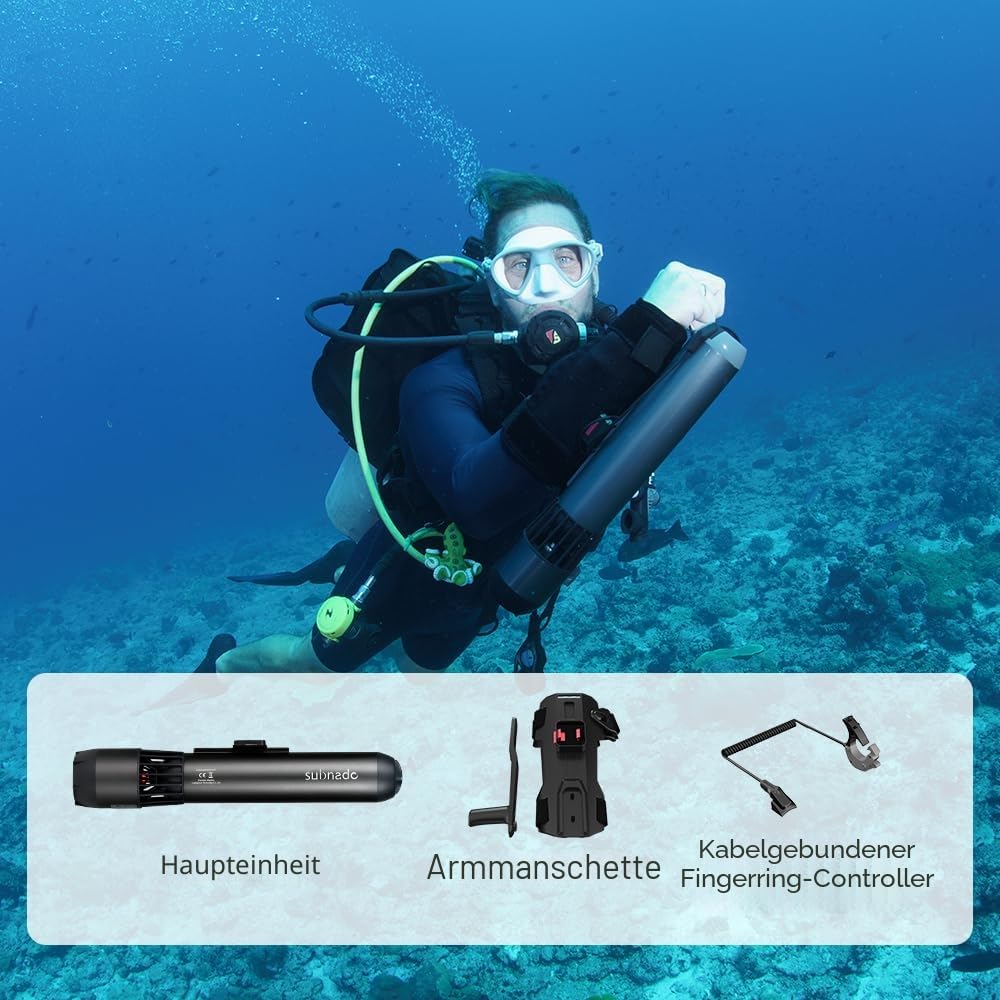 Waydoo Subnado Unterwasser-Scooter Haupteinheit, Grau