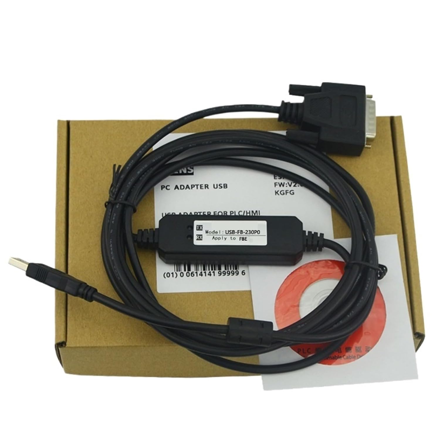 1pc Suitable for Programming Cable USB-FB-232P0-9F Data Cable USB to 15 pin Conversion