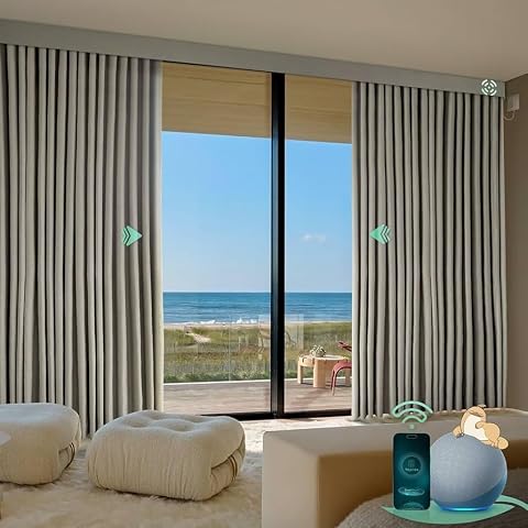 ECO-ENERGY Smart Curtain Automation System with WiFi Hub App