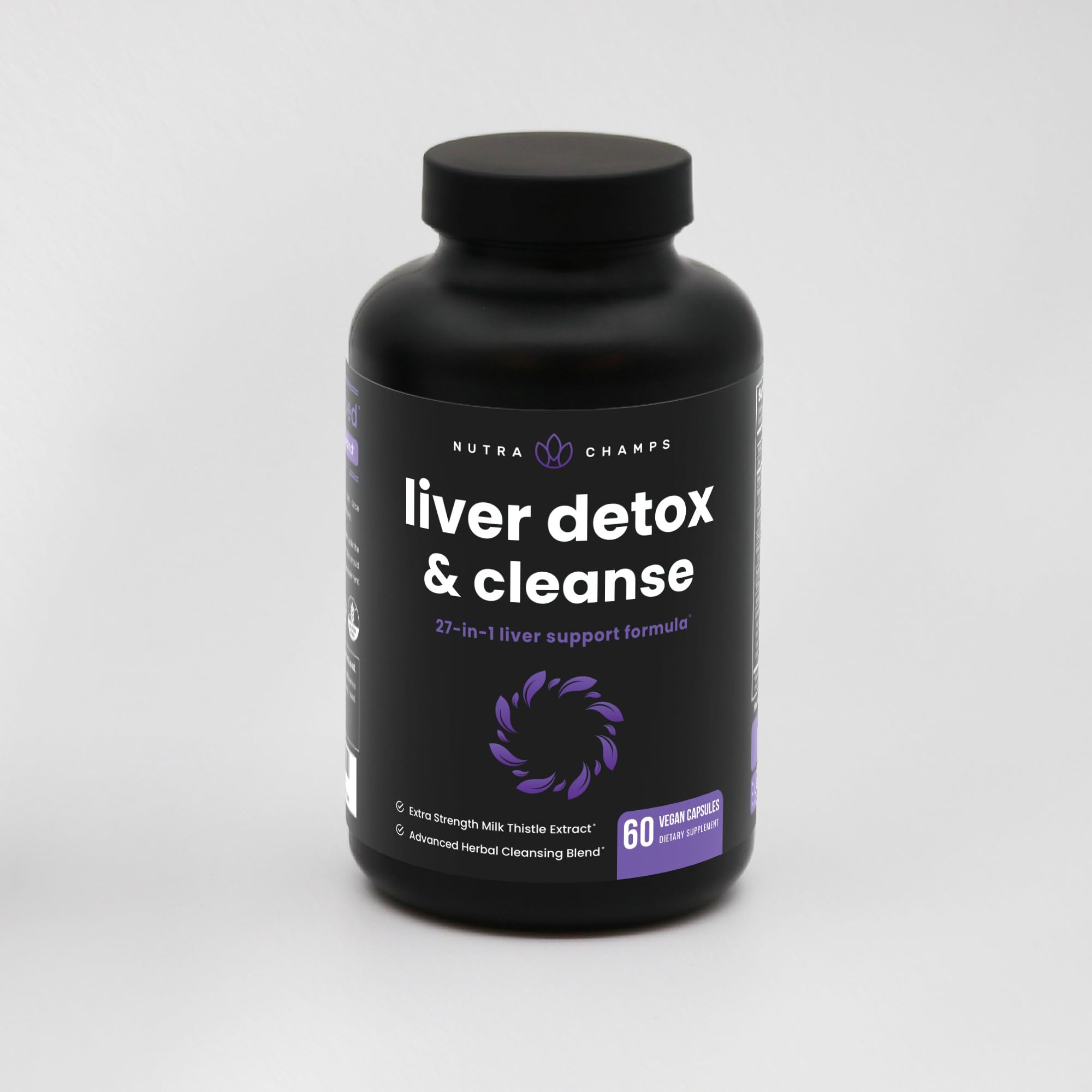 Liver Support Supplement with Milk Thistle Extract (80% Silymarin), Dandelion, Artichoke, Choline, Turmeric & Beet Root – 27-in-1 Liver Health Formula, 60 Vegan Capsules — Amazon image 2