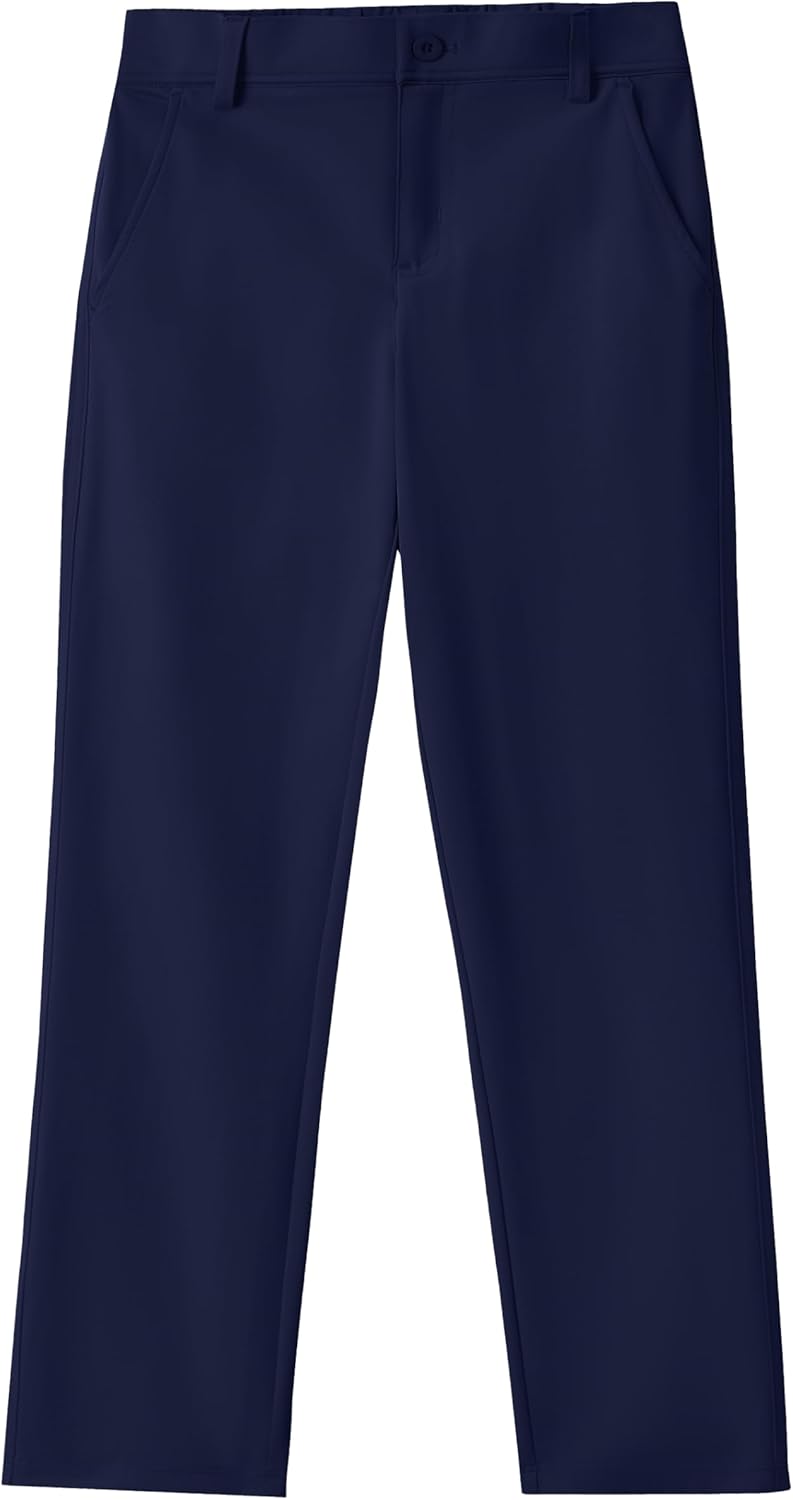 Dreammonkey Boys Golf Pants, Quick Dry Stretch Performance Dress Pants | School Uniform Flat Front Slacks 5T-16 Years - Image 2