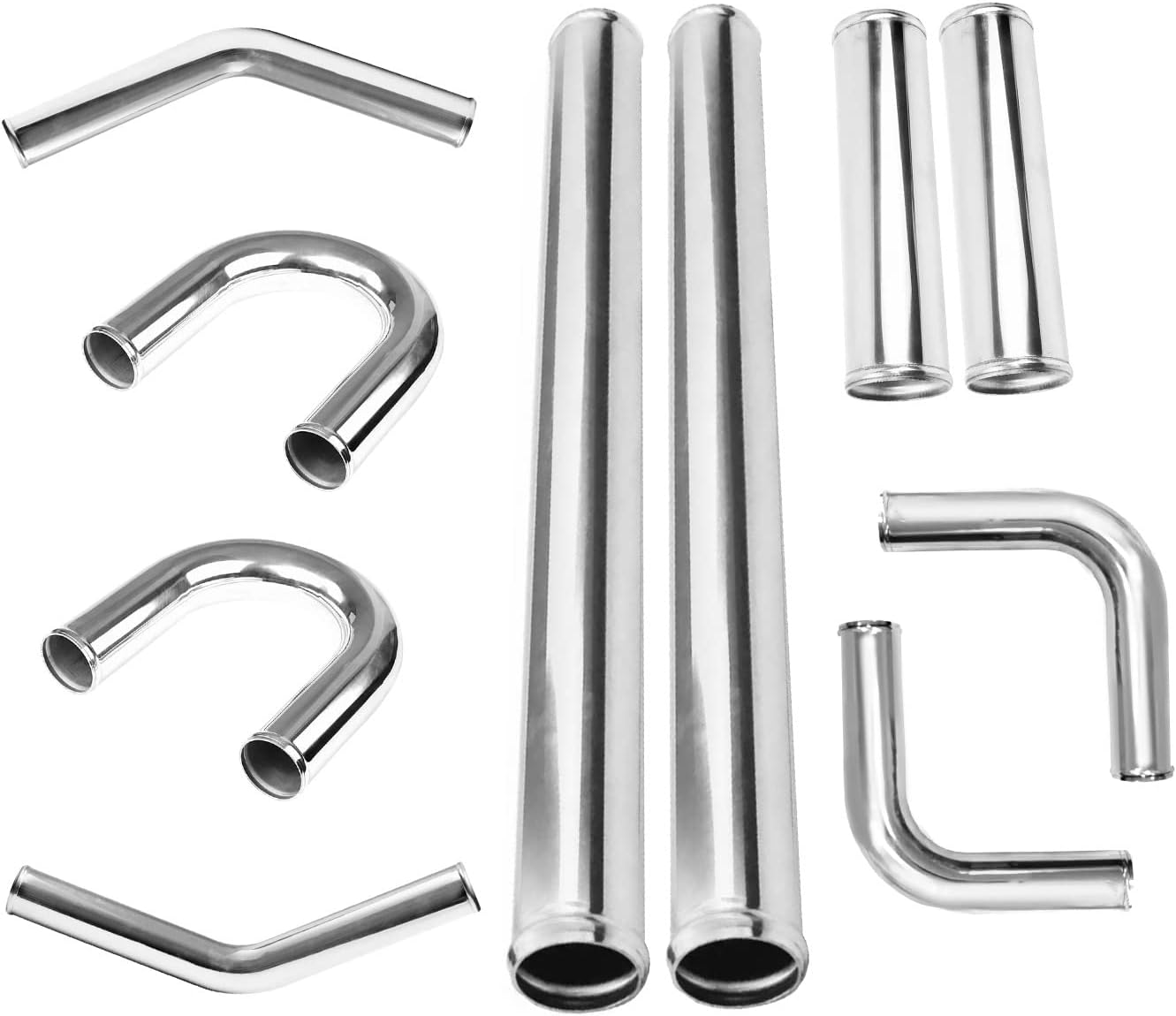 ETL INDUSTRIES 10PCS 1.5" Aluminum Intercooler Piping Kit