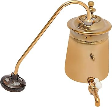 Legwfdthy Sifón de equilibrio para elaboración creativa, cafetera vintage con gravedad de glassiphon, cafetera sifón de vacío, diseño de vacío belga, juego de filtrado, base estable, práctica asa3