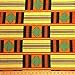 Kente African Print Fabric Cotton Print 44'' Wide Sold by The Yard (19001-1)