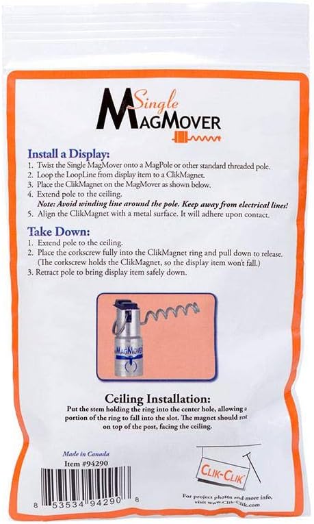 Clik-Clik 94290 Magmover - Single, Small, Multicolor, Pack of 1