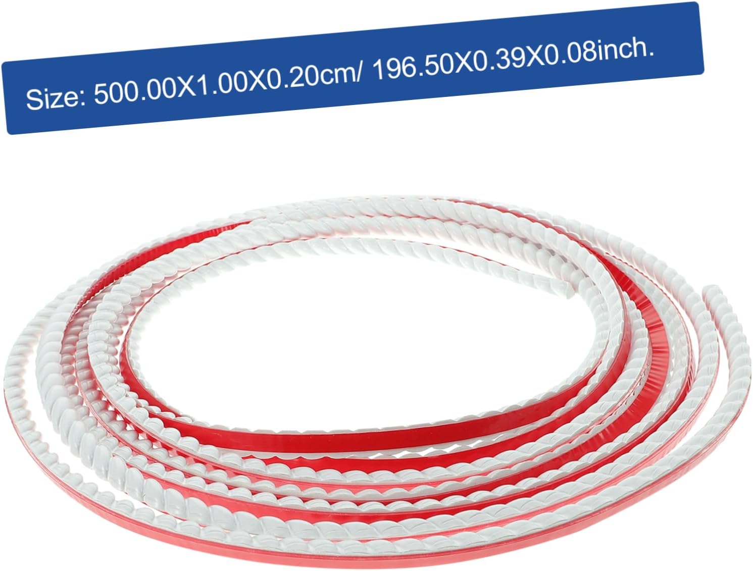 ARTIBETTER 2pcs Ceiling Molding Trim Wall Decorative Strip Adhesive Strip for Wall Easy Bend Install